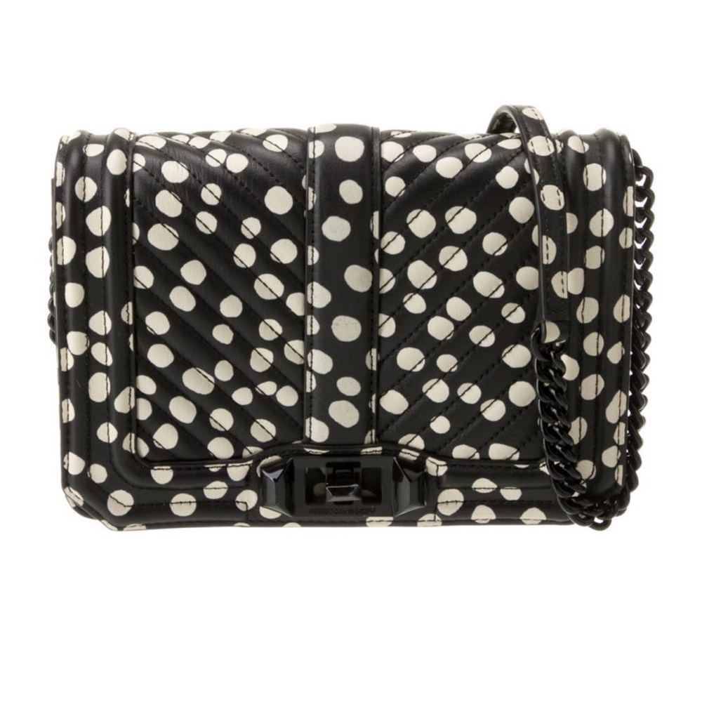 Rebecca Minkoff Quilted Chevron Polka Dot Shoulder Bag
NWOT